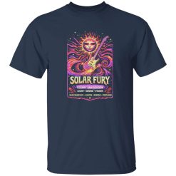 Solar Fury Psychedelic Jam Shirt With Bold Visual Impact