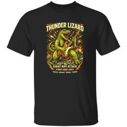 Thunder Lizard Monster Rock Shirt