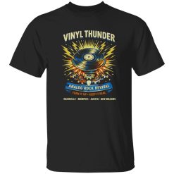Vinyl Thunder Retro Rock Revival Shirt