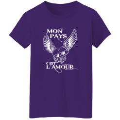 Mon Pays C-est L-amour Johnny Hallyday Shirt