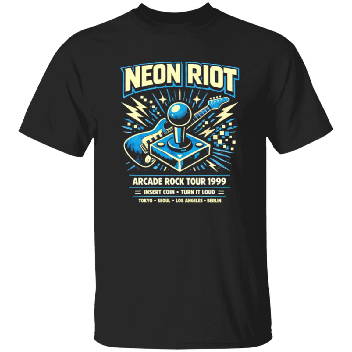 1049-9953-108623024 Neon Riot Arcade Rock Tour 1999 Shirt