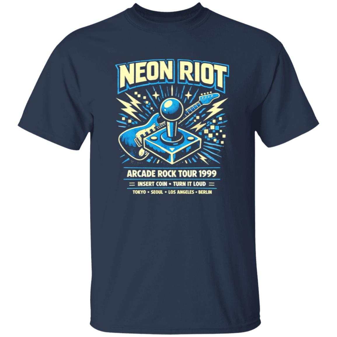 1049-9966-108623024 Neon Riot Arcade Rock Tour 1999 Shirt