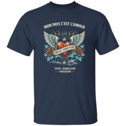 Mon Pays C’est L’Amour Rock Tribute Shirt