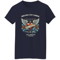 Mon Pays C’est L’Amour Rock Tribute Shirt