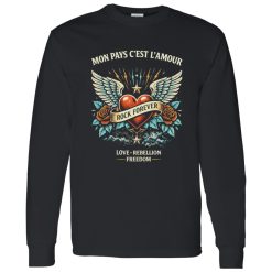 Mon Pays C’est L’Amour Rock Tribute Shirt