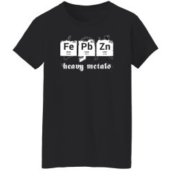 Periodic Table Elements Heavy Metals Music Band Shirt