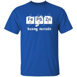 Periodic Table Elements Heavy Metals Music Band Shirt
