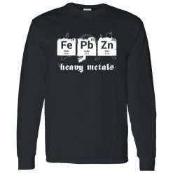 Periodic Table Elements Heavy Metals Music Band Shirt