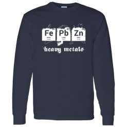 Periodic Table Elements Heavy Metals Music Band Shirt