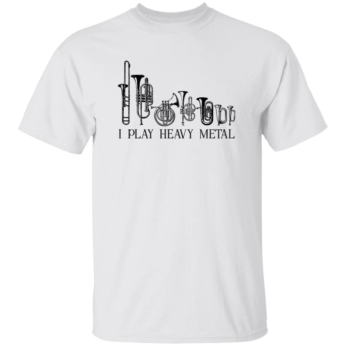 1049-9974-108628736 Trumpets I Play Heavy Metal For Trumpet Lover Shirt – Identity Driven Music Tee