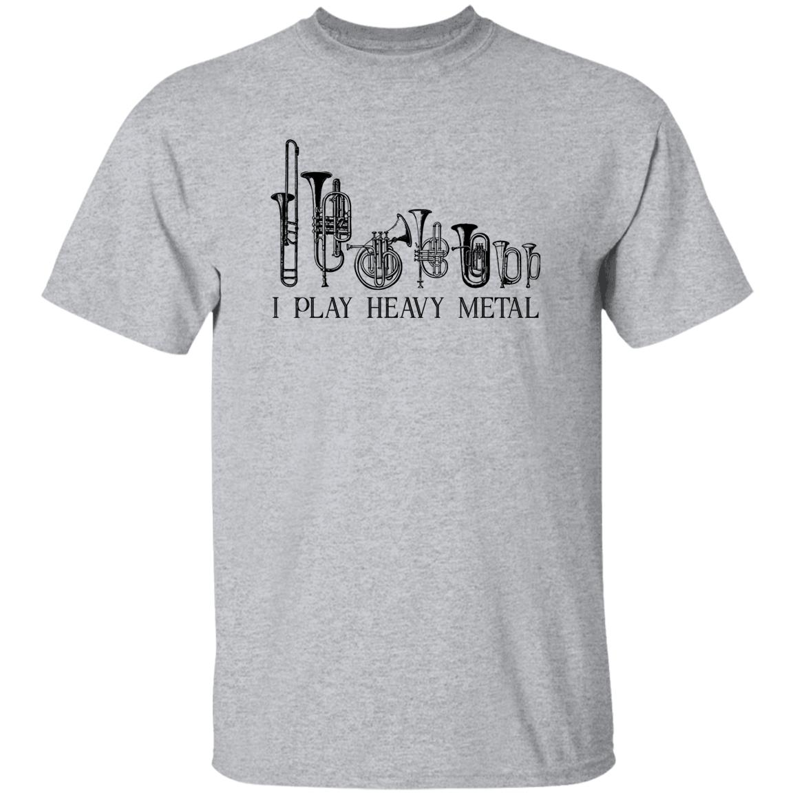 1049-9972-108628736 Trumpets I Play Heavy Metal For Trumpet Lover Shirt – Identity Driven Music Tee