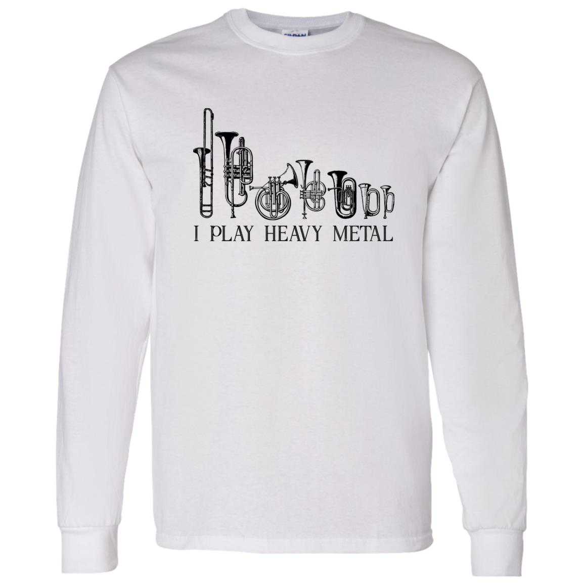 1062-10160-108628738 Trumpets I Play Heavy Metal For Trumpet Lover Shirt – Identity Driven Music Tee