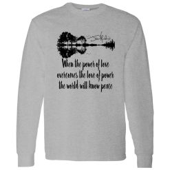 When The Power Of Love Overcomes The Love Of Power Jimi Hendrix Shirt – Meaning Meets Style