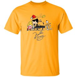 Charlie As Freddie Mercury Playing Piano And Snoopy Woodstock Shirt