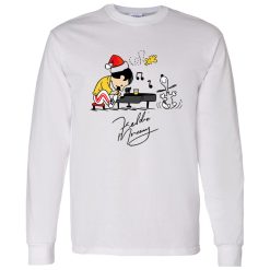 Charlie As Freddie Mercury Playing Piano And Snoopy Woodstock Shirt