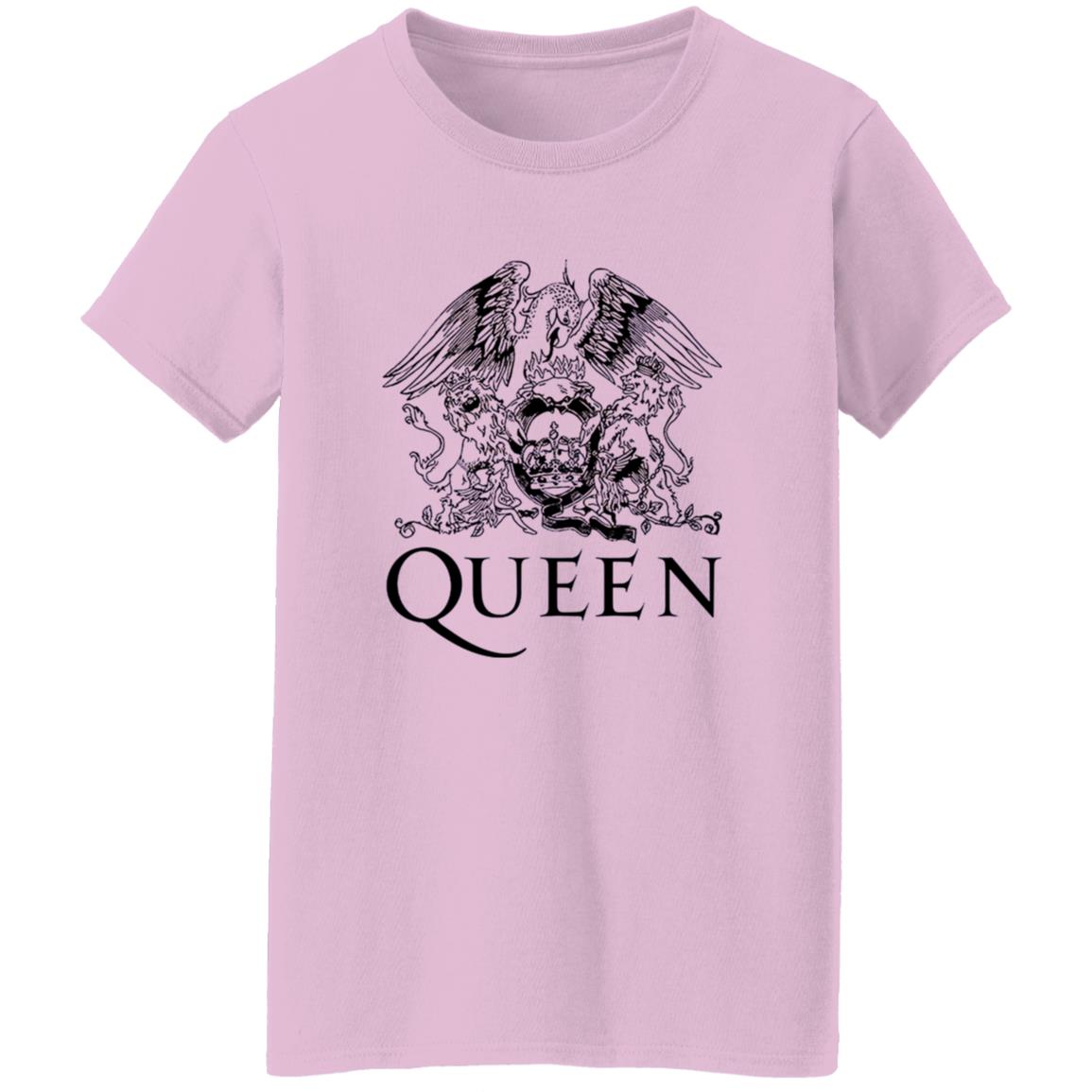 1054-10059-108628765 Queen Band Royal Crest Shirt – Iconic Rock Symbol Reimagined