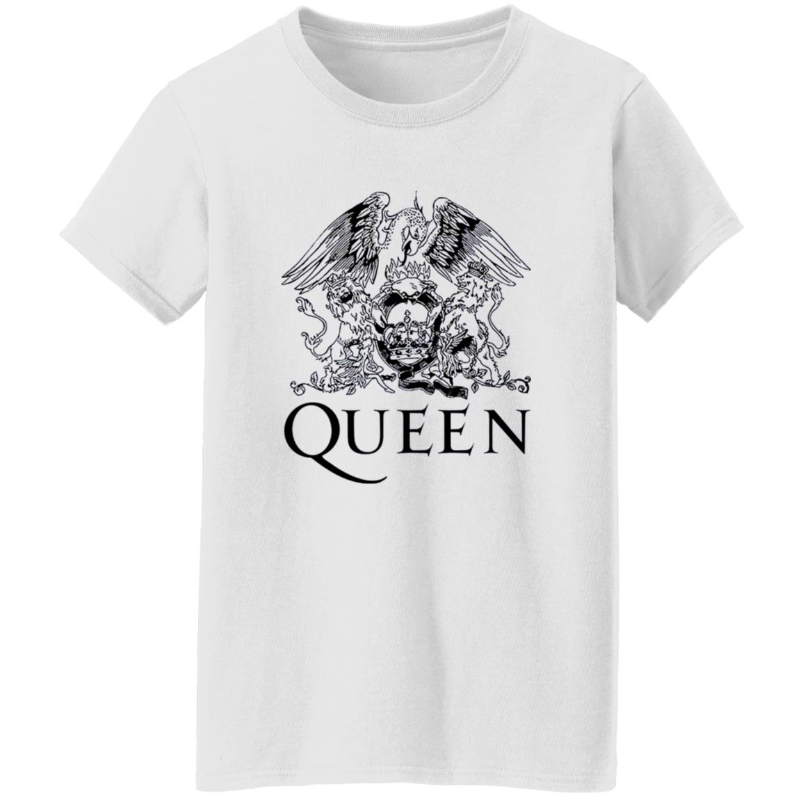 1054-10069-108628765 Queen Band Royal Crest Shirt – Iconic Rock Symbol Reimagined