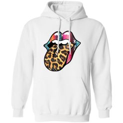 Rock N Roll Lips With Leopard Tongue for Music Lover Shirt