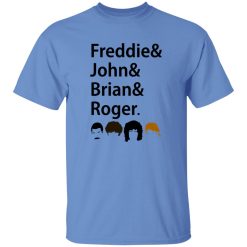 Queen Freddie John Brian And Roger Hair Shirt