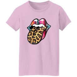 Rock N Roll Lips With Leopard Tongue for Music Lover Shirt