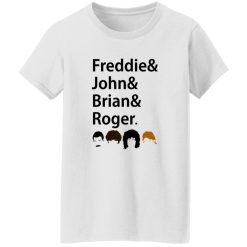 Queen Freddie John Brian And Roger Hair Shirt