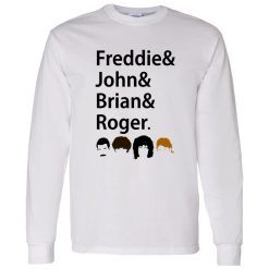 Queen Freddie John Brian And Roger Hair Shirt