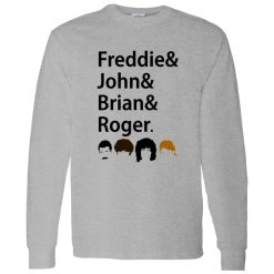 Queen Freddie John Brian And Roger Hair Shirt