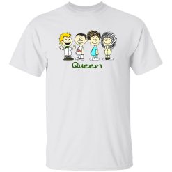 Peanuts Charlie Brown And Friends As Queen Shirt – A Playful Icon of Rock Identity