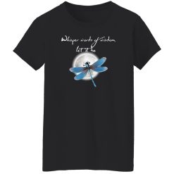 Whisper Words Of Wisdom Let It Be Dragonfly And Moon Shirt