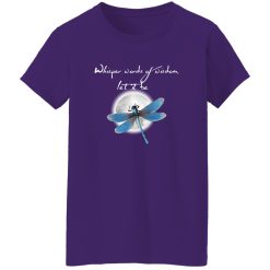 Whisper Words Of Wisdom Let It Be Dragonfly And Moon Shirt