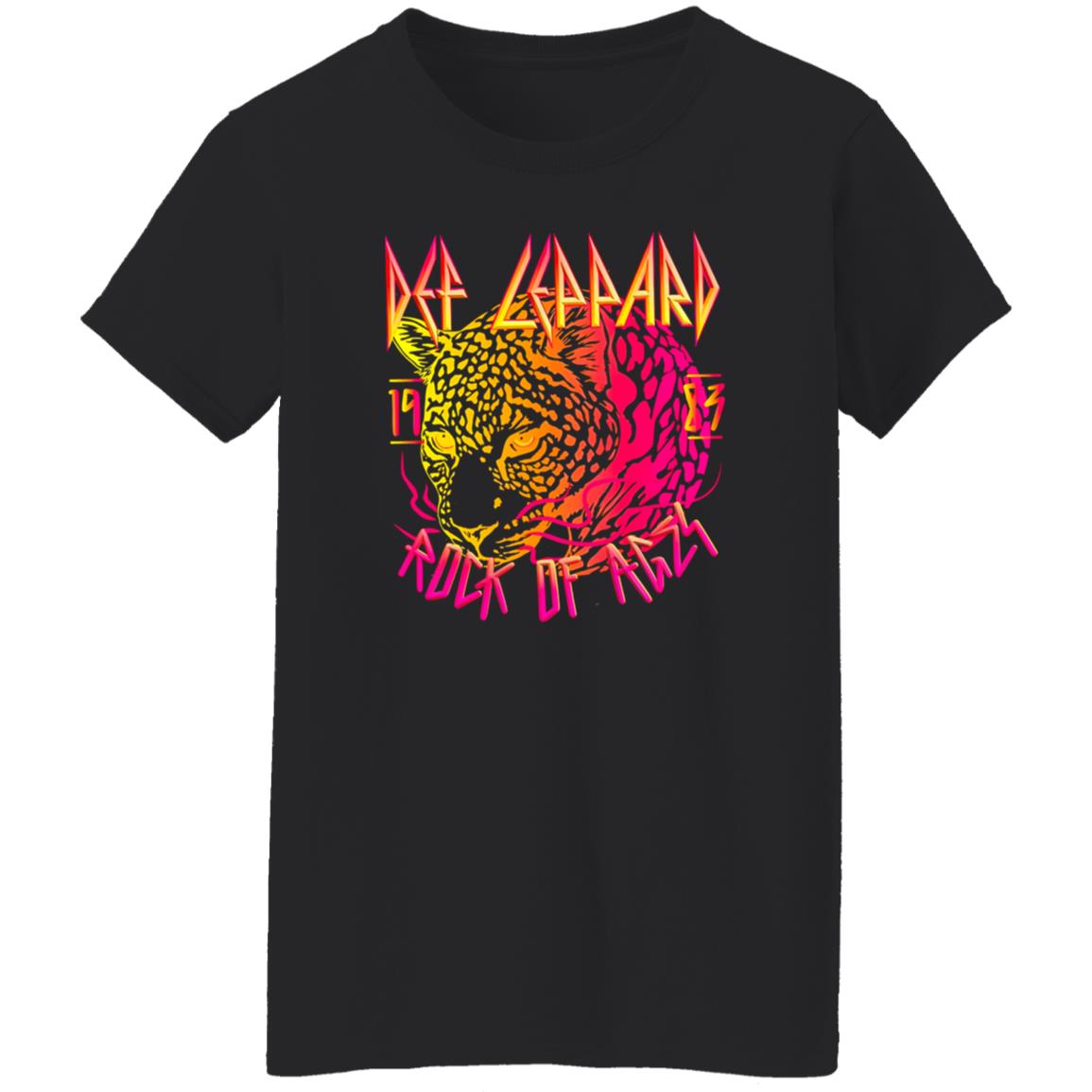 1054-10039-108647040 Def Leppard Hysteria 1987 Leopard Rock Vintage Graphic Shirt Style Guide for Everyday Edge