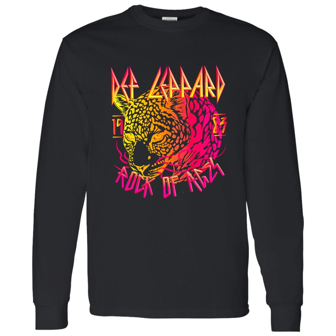 1062-10145-108647041 Def Leppard Hysteria 1987 Leopard Rock Vintage Graphic Shirt Style Guide for Everyday Edge