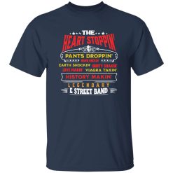 E Street Band Heart Stoppin Legendary Rock Typography Shirt – A Symbol of Rock Legacy