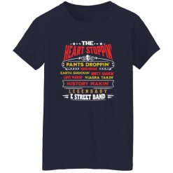 E Street Band Heart Stoppin Legendary Rock Typography Shirt – A Symbol of Rock Legacy