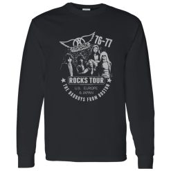 Aerosmith Rocks Tour 1976–77 Vintage Rock Band Shirt – Classic Era Identity Piece