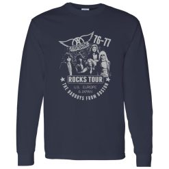 Aerosmith Rocks Tour 1976–77 Vintage Rock Band Shirt – Classic Era Identity Piece