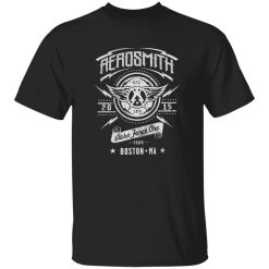Classic Rock Lightning Wings Emblem Shirt – Bold Graphic Rock Tee with Vintage Edge