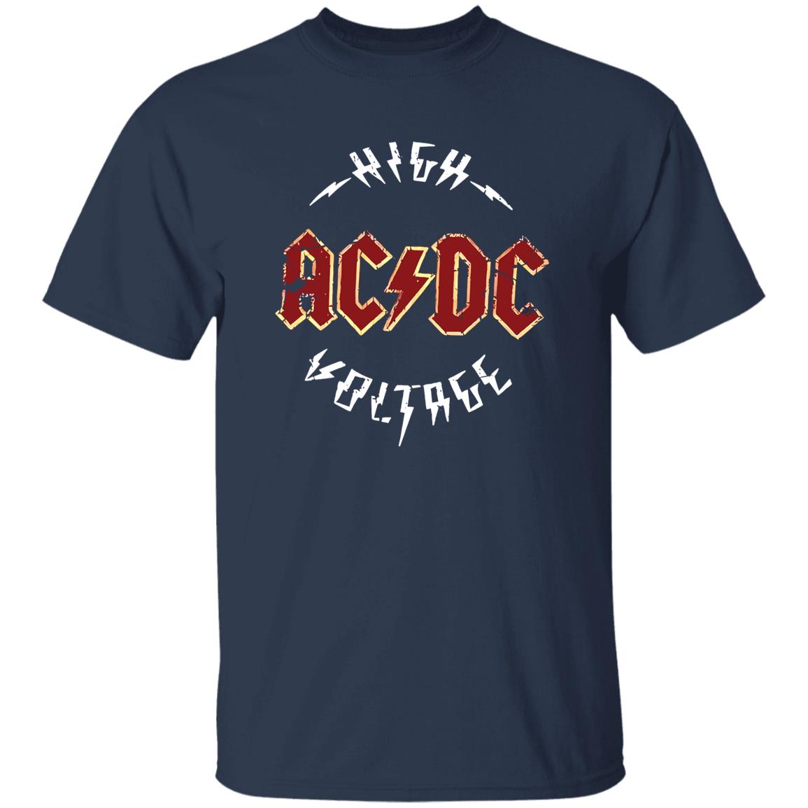 1049-9966-108650419 ACDC Lightning Logo Classic Rock Band Artwork Shirt – Bold Statement Design Breakdown