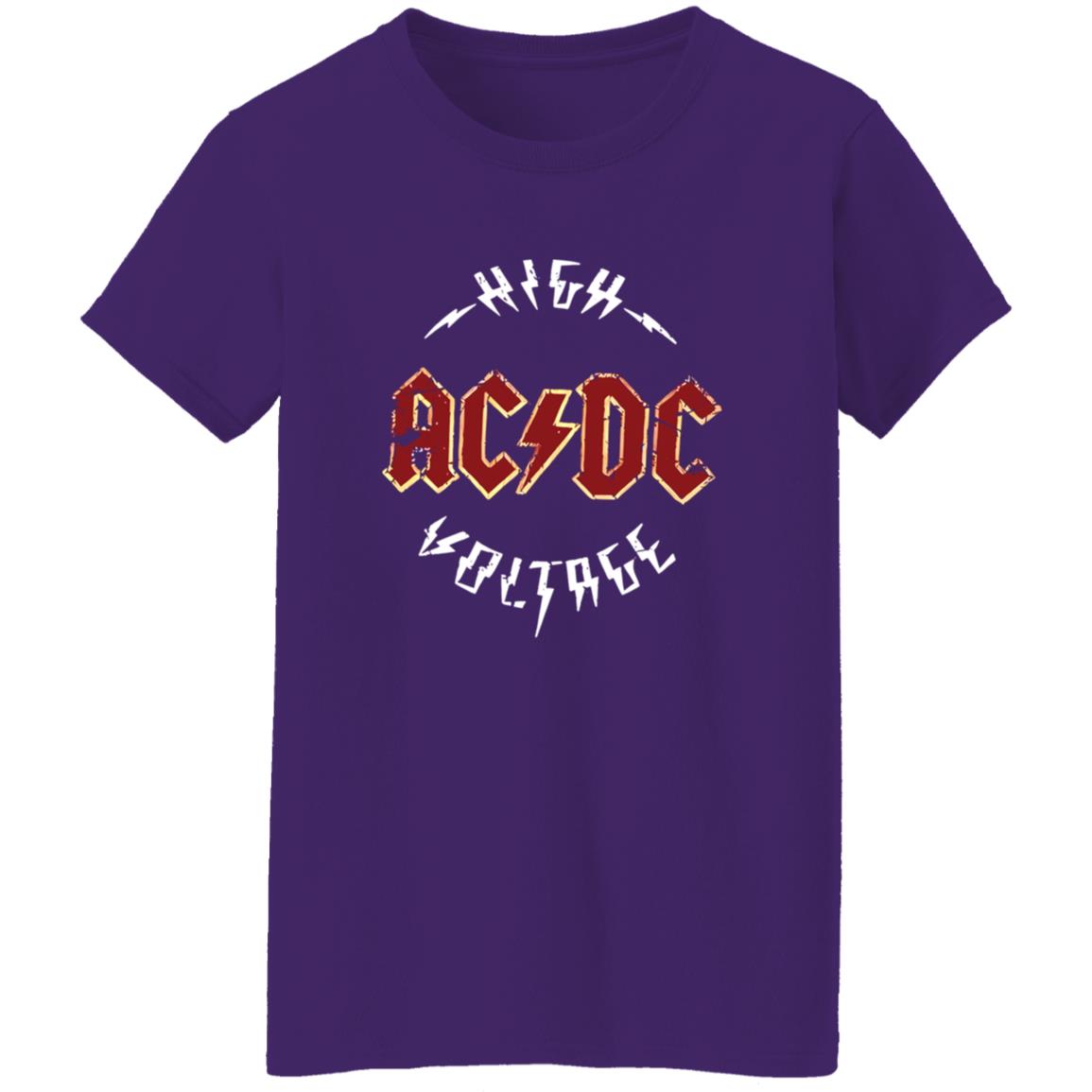 1054-10065-108650420 ACDC Lightning Logo Classic Rock Band Artwork Shirt – Bold Statement Design Breakdown