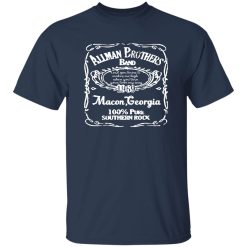 Allman Brothers Band 1969 Macon Georgia Vintage Southern Rock Typography Shirt