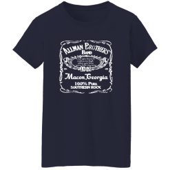Allman Brothers Band 1969 Macon Georgia Vintage Southern Rock Typography Shirt