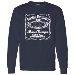 Allman Brothers Band 1969 Macon Georgia Vintage Southern Rock Typography Shirt