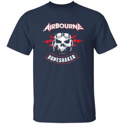 Airbourne Boneshaker Skull Lightning Vintage Rock Band Artwork Shirt – Culture & Visual Breakdown