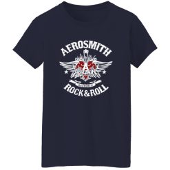 Aerosmith Winged Heart Rock and Roll Logo Artwork Shirt – Print Quality & Wear Performance