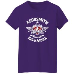 Aerosmith Winged Heart Rock and Roll Logo Artwork Shirt – Print Quality & Wear Performance