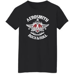 Aerosmith Winged Heart Rock and Roll Logo Artwork Shirt – Print Quality & Wear Performance