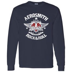 Aerosmith Winged Heart Rock and Roll Logo Artwork Shirt – Print Quality & Wear Performance