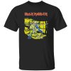 Iron Maiden Eddie Skeleton Neon Heavy Metal Artwork Shirt