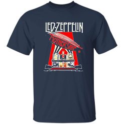 Led Zeppelin Mothership Airship Vintage Rock Band Album Artwork Shirt