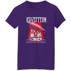 Led Zeppelin Mothership Airship Vintage Rock Band Album Artwork Shirt